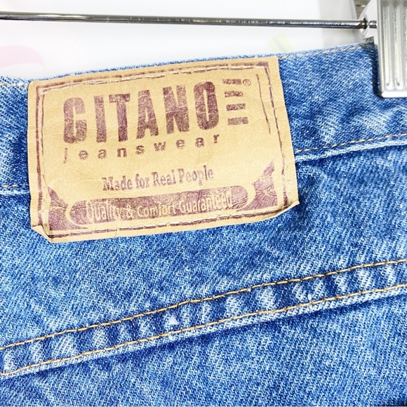 Vintage Gitano Medium Wash High Waist Mom Denim Jeans 16 - Picture 10 of 13